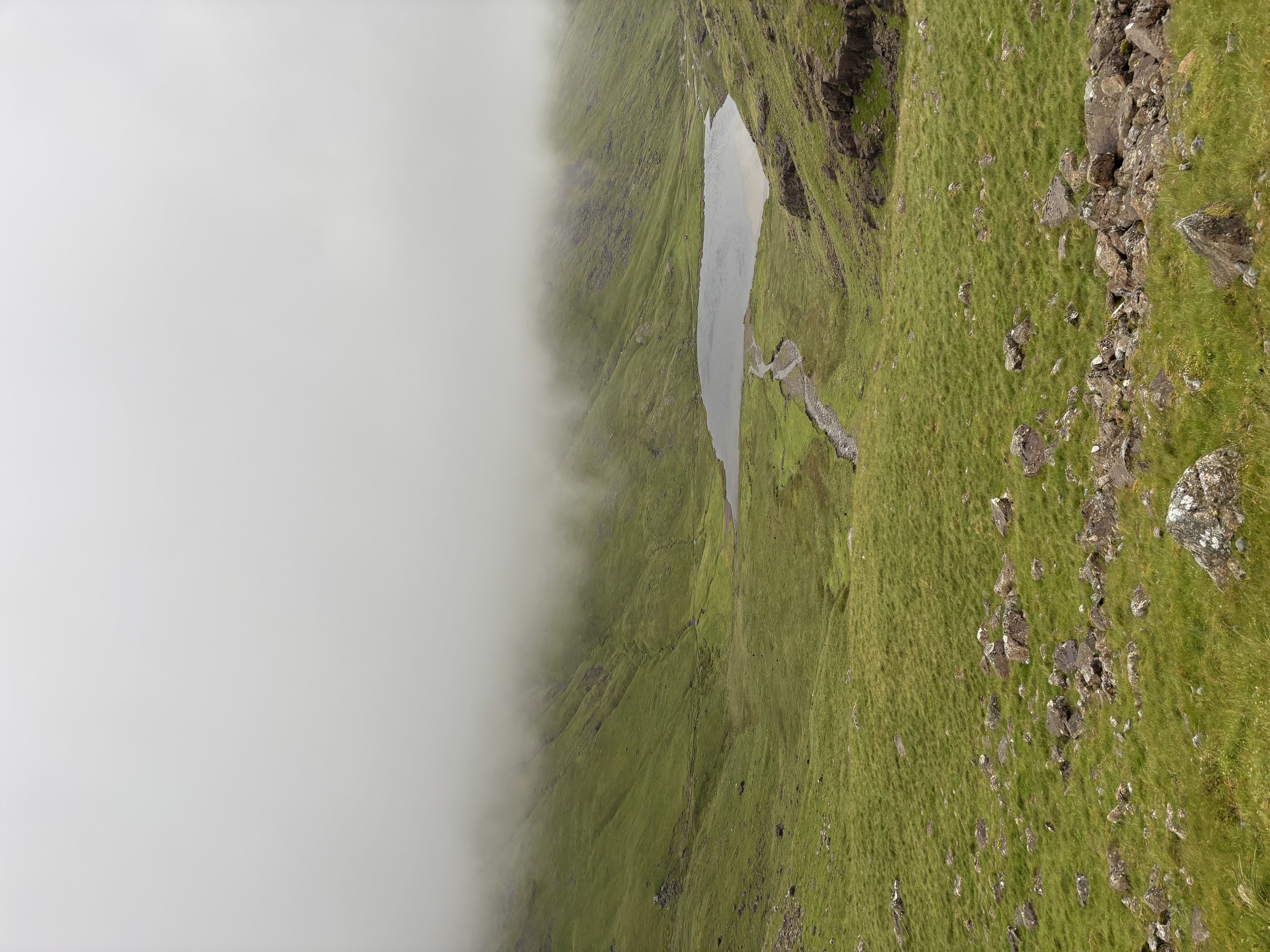 Scaffel Pike on the way up cuz it was a whiteout at the summmit